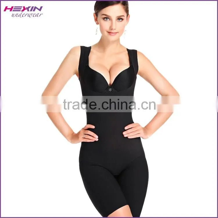 Black Plus Size Bodysuit Ultrathin Slimming Body Shaper For Women