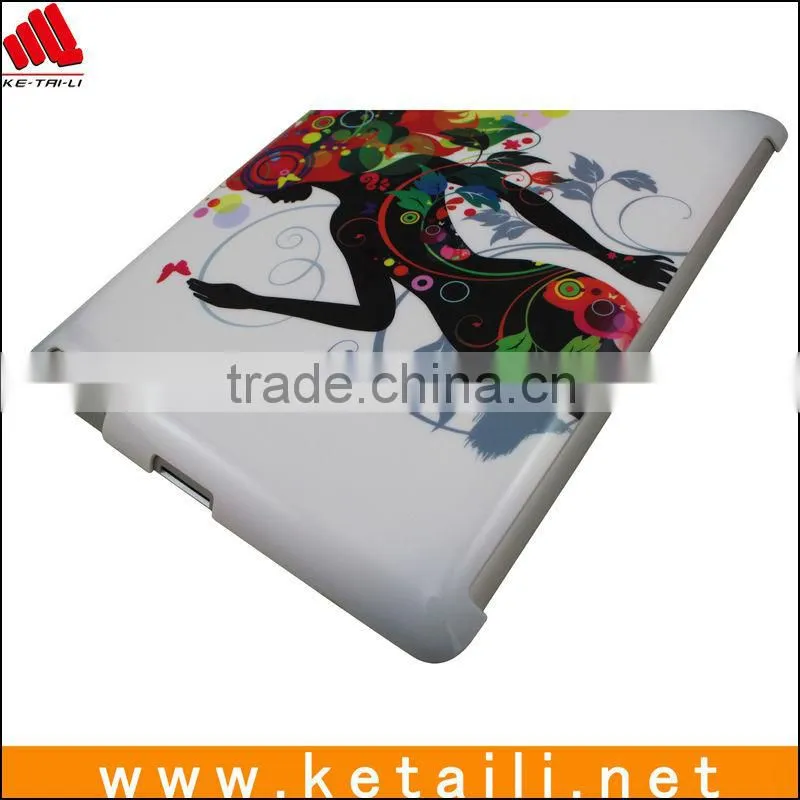for ipad 2/3/4 hard casing, colorful print glossy surface (FDA,BV ISO 9001 report )