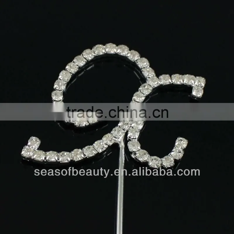 Rhinestone Cake Topper for Wedding Party