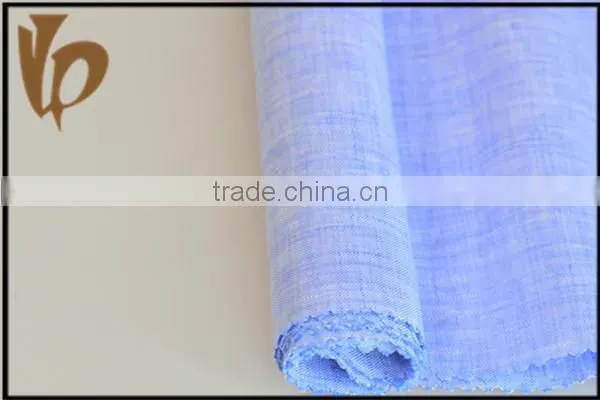 factory wholesale high quality pure linen casual shirt fabric