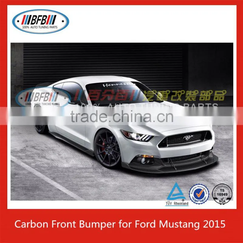 Body Kit For 2015 Newest Ford Mustang Carbon Fiber Henn Style Front Lip