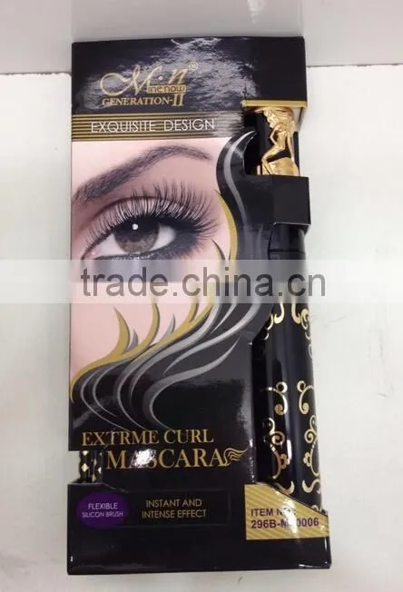 MENOW Waterproof 3d Black Dense Eyelash Mascara eyelash glue + 2 pcs 296B-M10006 eyeliner
