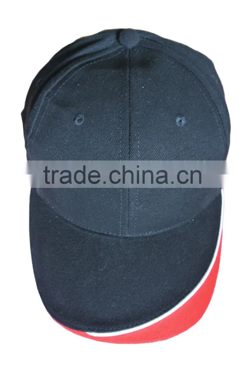 Prmotional two tone color basic baseball cap