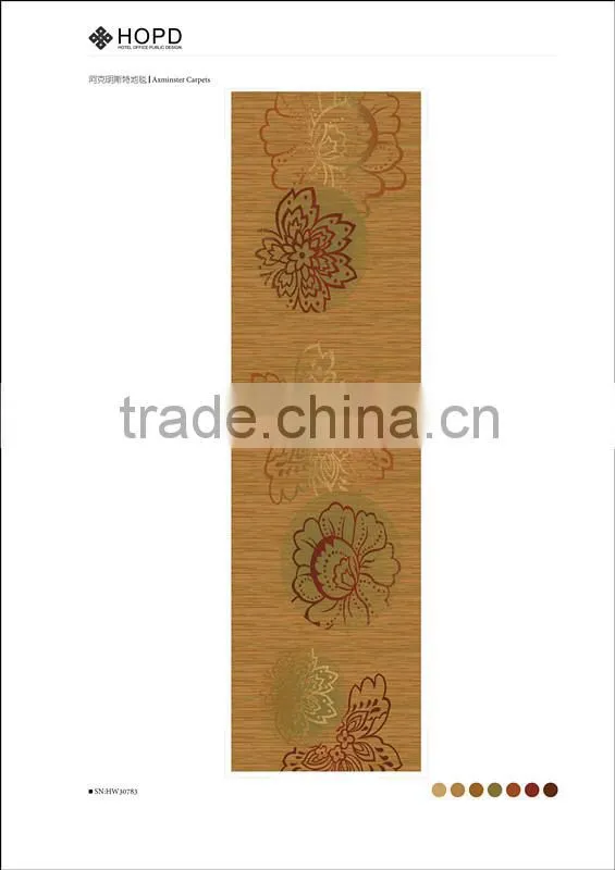Fireproof aisle carpet with modern design