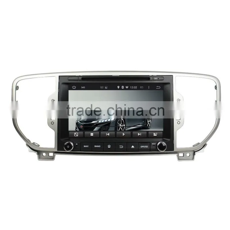 Android 5.1 car dvd player gps navigation system for KIA SPORTAGE 2016