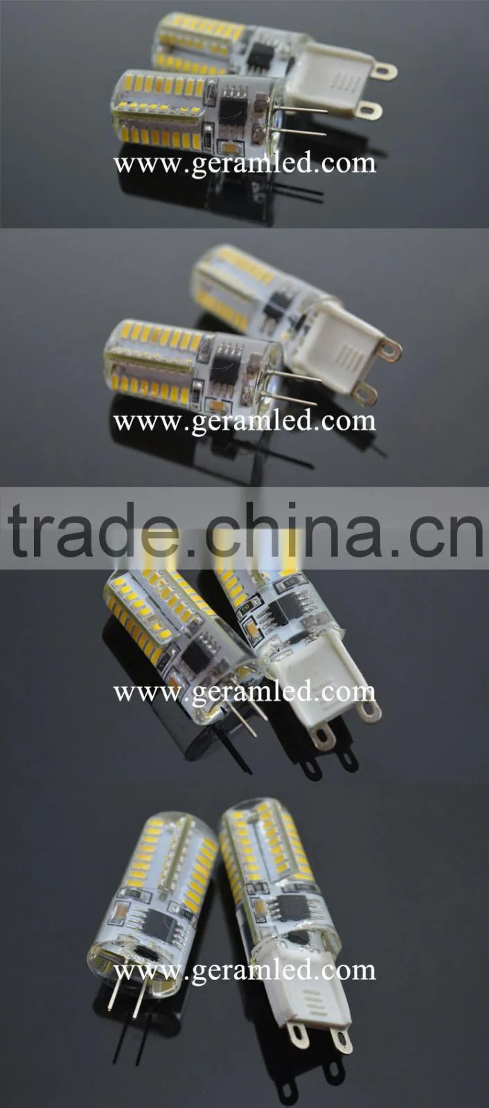 Cheaptest silicone mini size super bright g9 dimmable led 110v