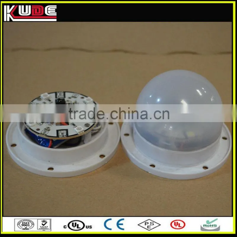bottom dimensions 85mm SMD RGB lamp round LED light base with rechargeable battery