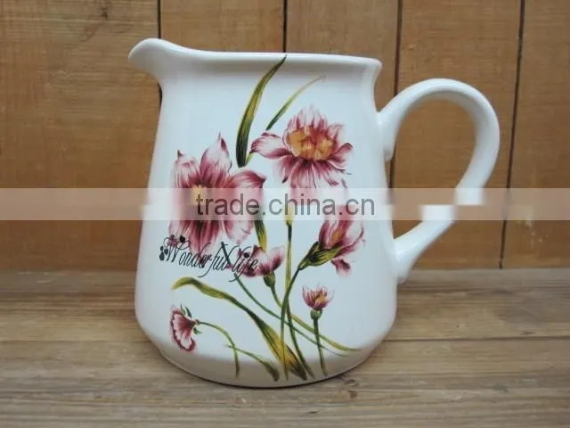 Eco-friendly Feature and Ceramic Material Water Jug