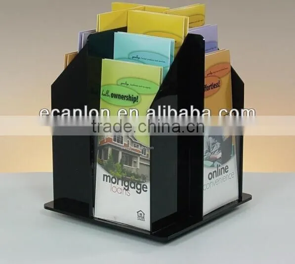 Plexiglass menu stand menu holder for table top