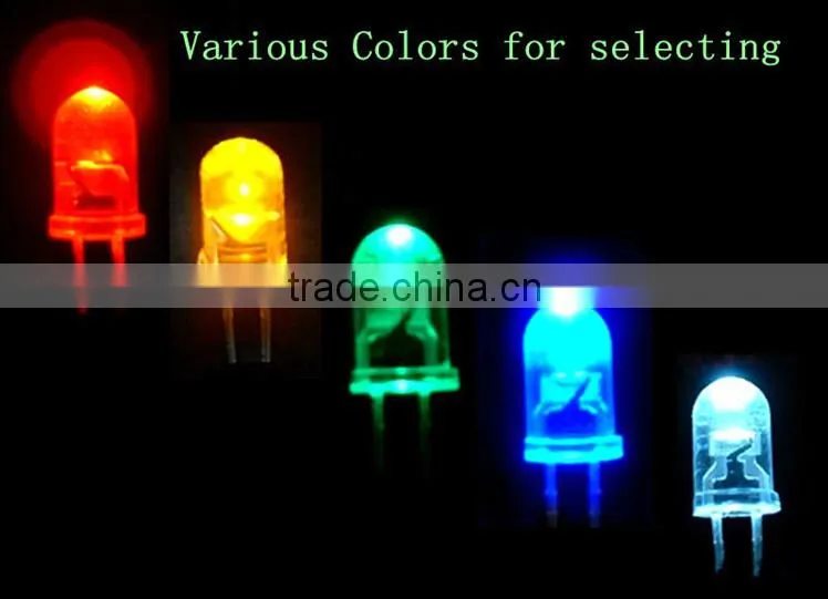 2015 Super bright Round clear lens 3mm 5mm led diode