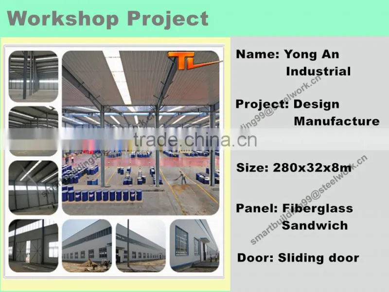 High Quality Workshop Warehouse Steel Building Structures