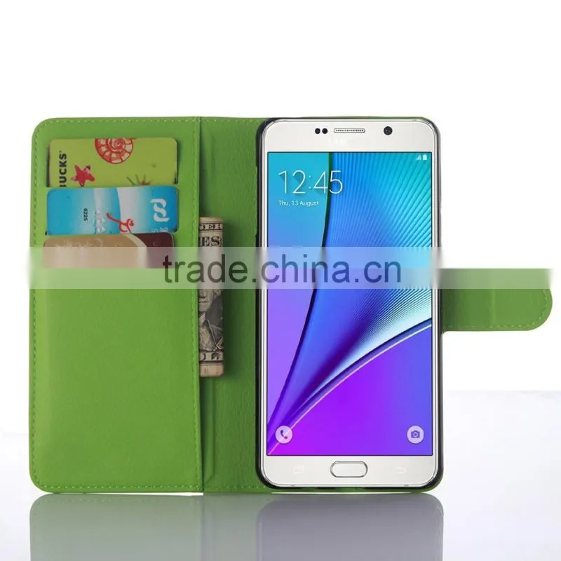Wholesale Folio Stand Case for Samsung GALAXY A5 A510 PU Leather Flip Cover with Wallet