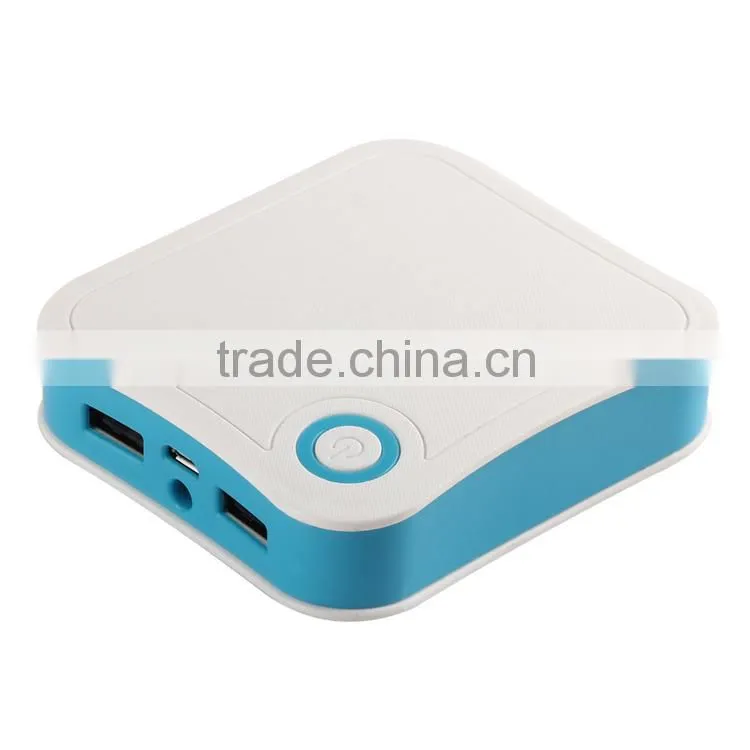 big capacity Dual USB mobile phone power bank charger 10400mah