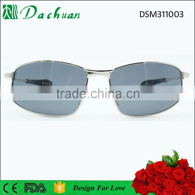 Good quality hot sale custom man metal sport polarized sunglasses CAT3 UV400