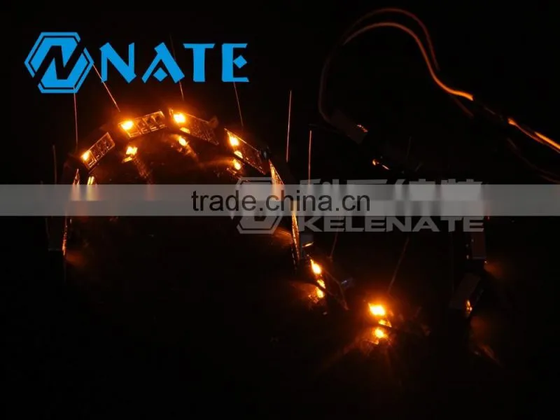 newest led light for car Dual Color Flexible Led Headlight Strip12v led factory lighting