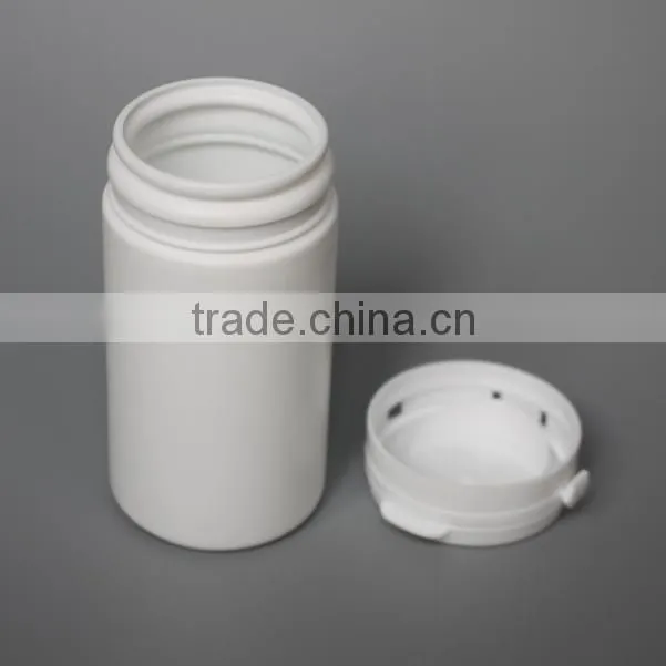 100ml PE plastic jar for personal care flip top cap are available