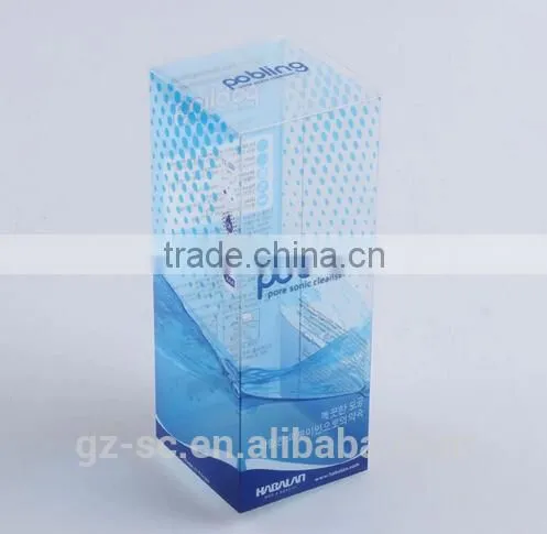 Custom made printed recycled clear pp box for packing in china