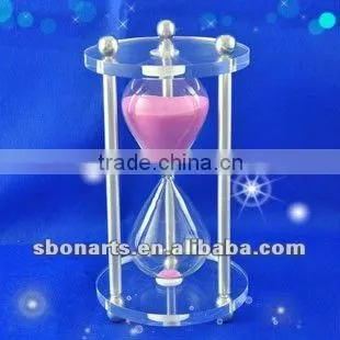 30 minutes arcylic hourglass/sand timer/sand clock