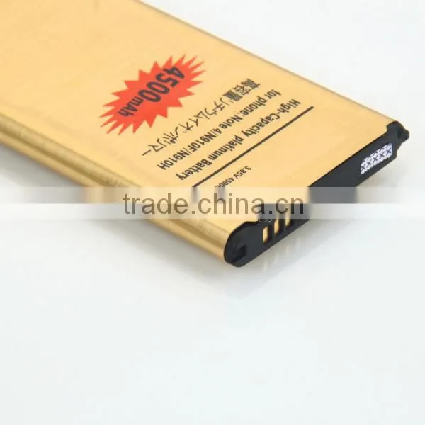 4500mAh 3.85V Rechargeable Li-ion Battery N910F N910H for Samsung Note 4 Battery Gold