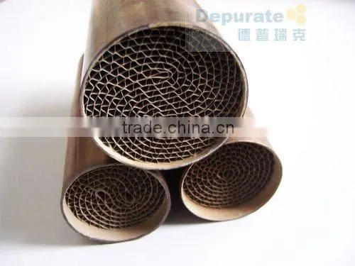 Metallic catalytic converter for machine