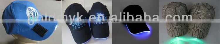 Custom LED Hat and LED Cap , Baseball caps with led lights
