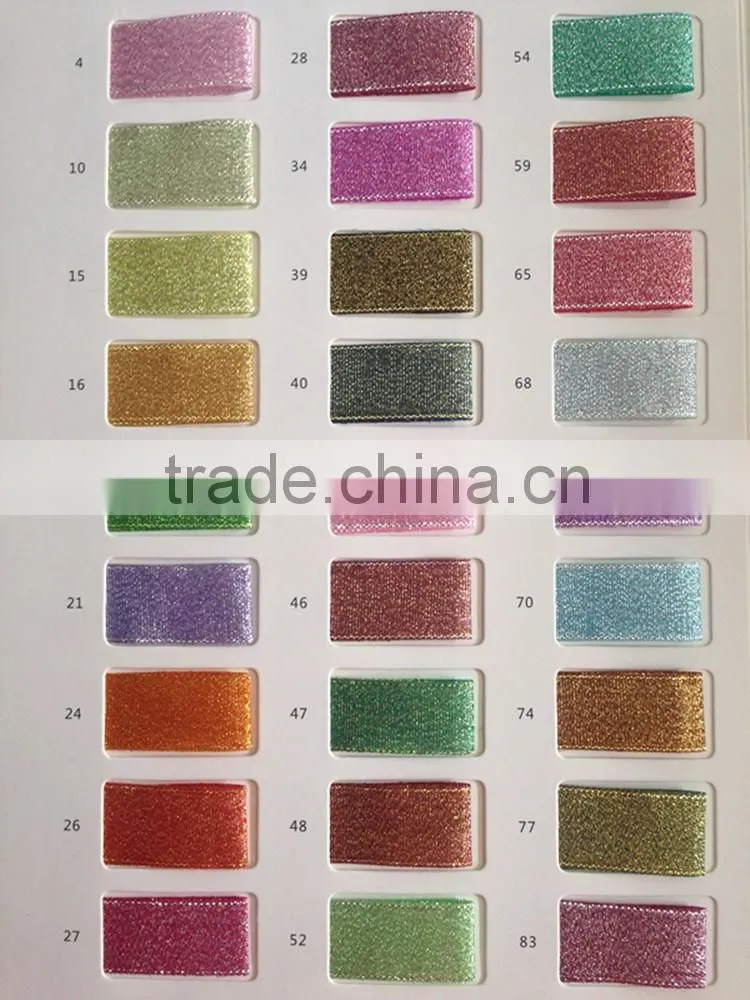 China 15mm Color Spirit Metallic Ribbon for Recall Days