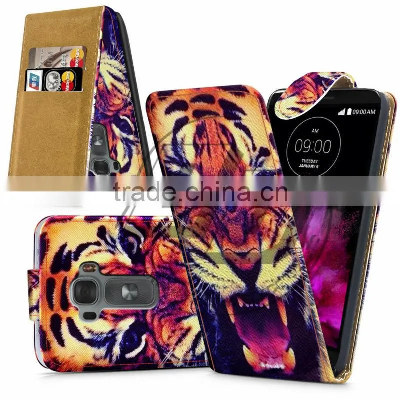 For LG G Flex 2 High Quality Print Flip PU Leather Case Cover Moible Phone Case