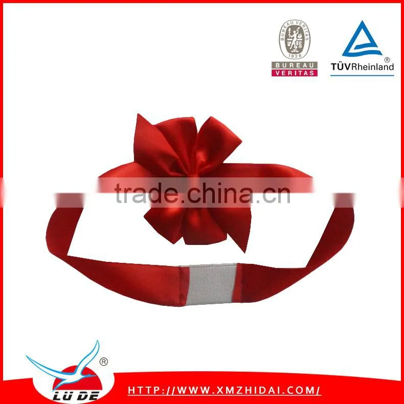 Wholesale polyester satin ribbon bow tie for packing