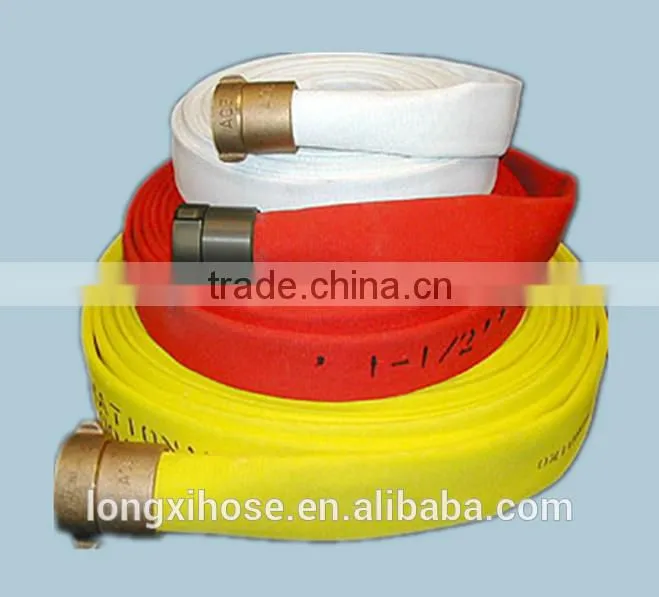 PVC lined fire hydrant hose