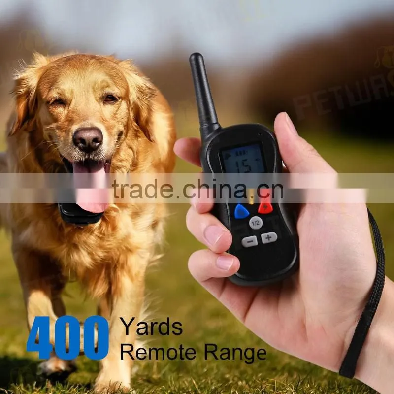 Amazon hot selling rechargeable remote dog training collar dog bark collar