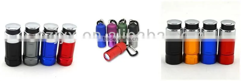 Electronic gifts for Thanksgiving & Christmas Mini LED Car Cigarette Lighter Socket Rechargeable Flashlight Torch Emergency