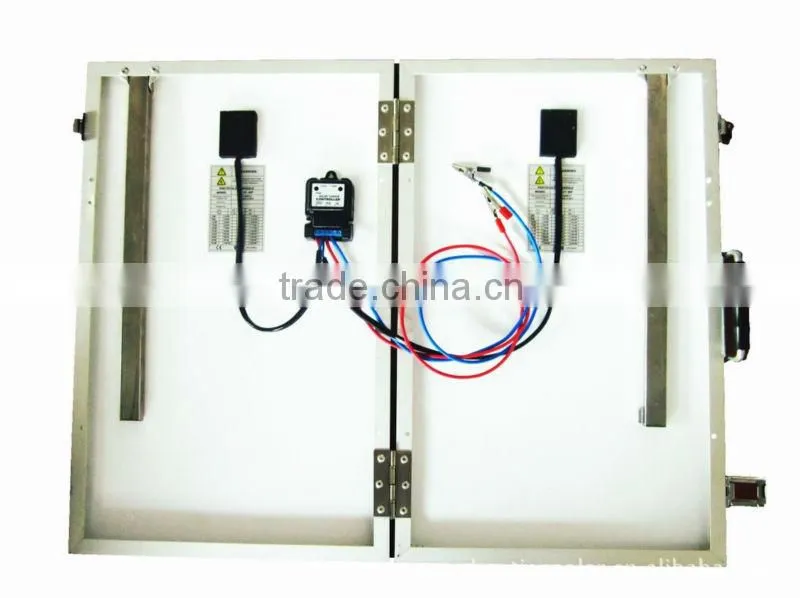 50W Monocrystalline Folding Solar Panel Portable Solar Power System