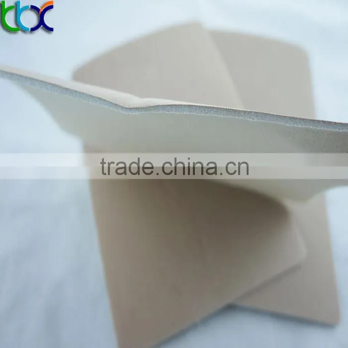 PU coated 600D polyester waterproof oxford fabric with sponge for bag and luggage
