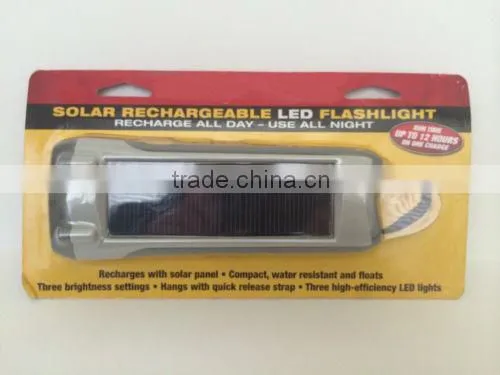 solar mini led flashlights camping emergency flashlight