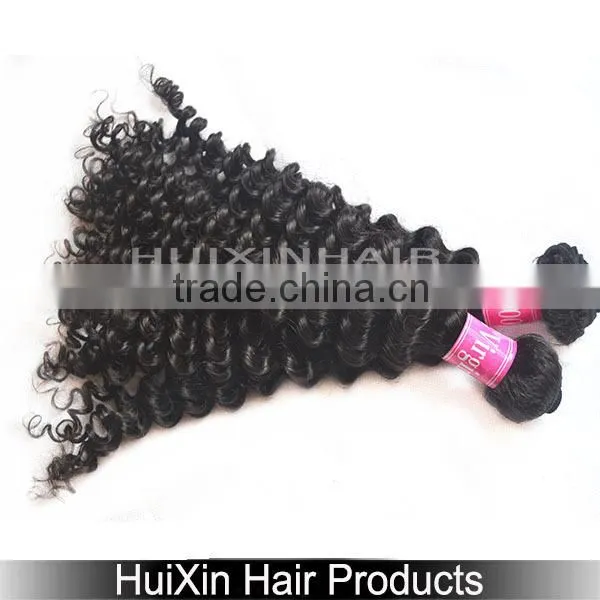 tangle free deep wave wet and wavy human hair extension bulk buy from china virgin hair 100 percent indian remy human