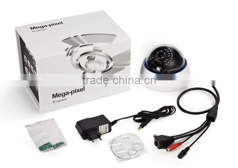 Night Vision, Email Alarm, Motion Detection, Waterproof IR 720P POE IP Camera