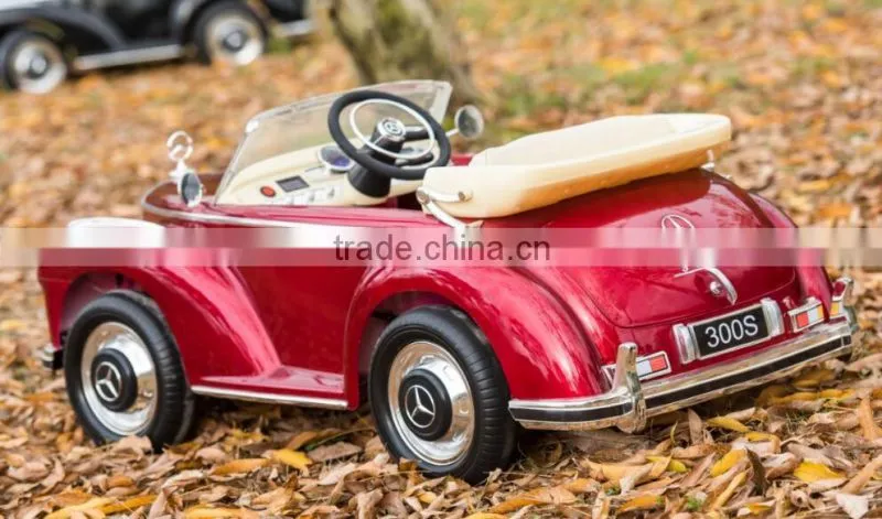 licensed mercedes benz 300s 12v battery operated car toy ride on car for kids with 2.4G R/C