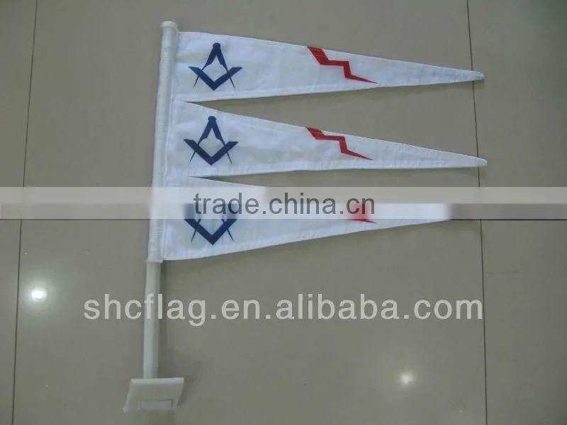 Custom funeral car window flags-Shortest delivery time
