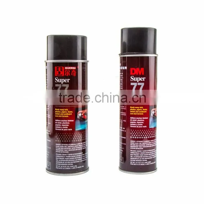 Dm 77 Nylon Fabric Pva Spray Adhesive Glue For Glass