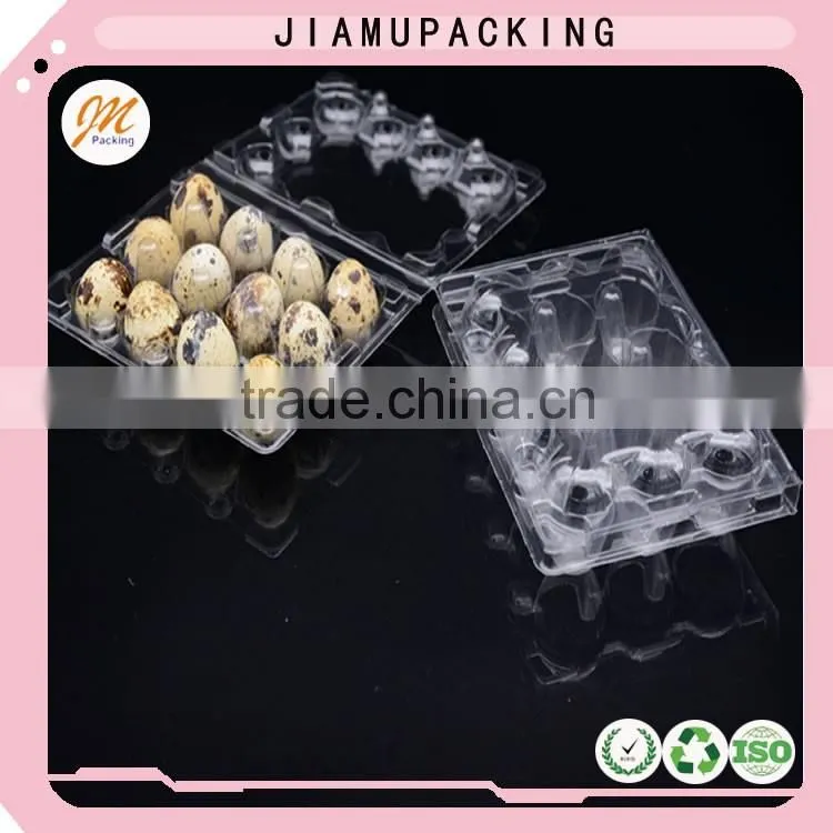 good quality disposable plastic quail egg tray for 12 cells