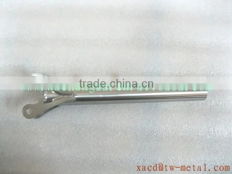 Titanium bike seat post folding bike use seat post with handing brush finished new design bicycle seat post