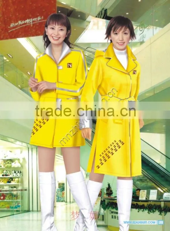 Wholesale inxpensive elegant promotional uniform (OEM)
