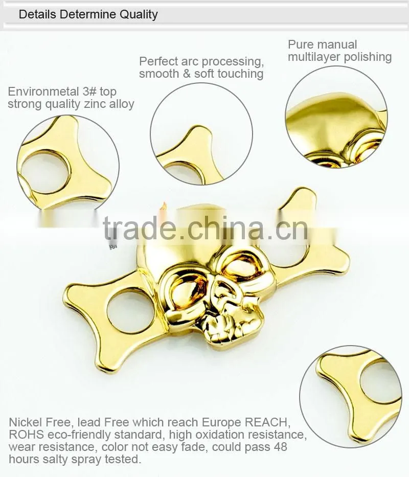 Ladies metal skull clothing brands logos for sewing