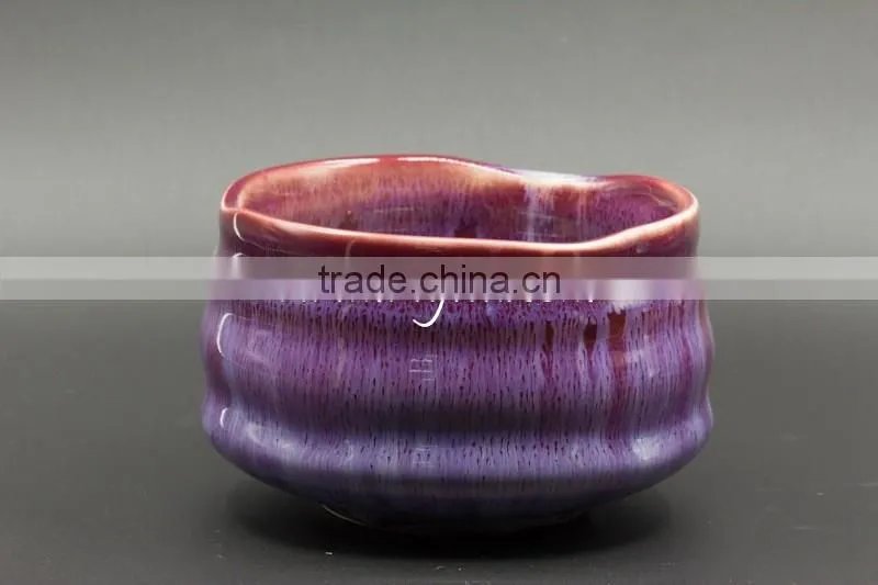 High Quality Handmade Green Glazing Ceramic Matcha Bowl