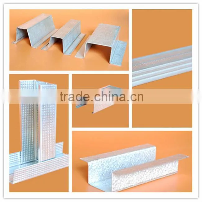 Galvalume metal stud &track &u channel for Indonesia