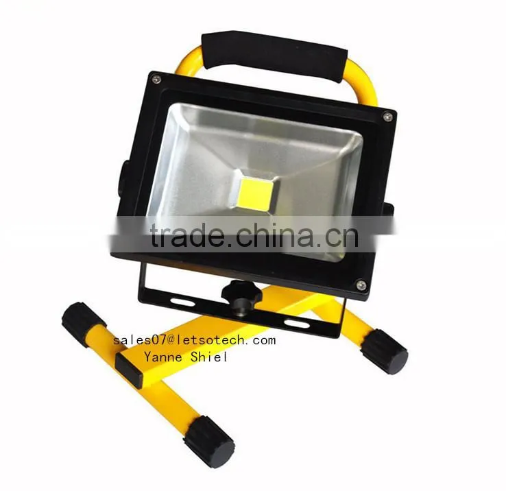 20w 30w 40w 50w battery powered 10w flood led light portable flood light pack12v led flood lamp for outdoor camping and fishing