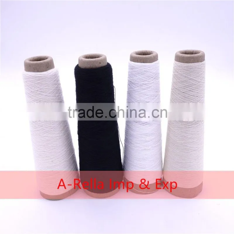 weaving yarn high quality low price , china supply viscose + polyester