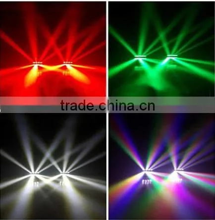 Hot new products for 2015 rotating pub light led beam moving head 10w*8pcs strobe light spider