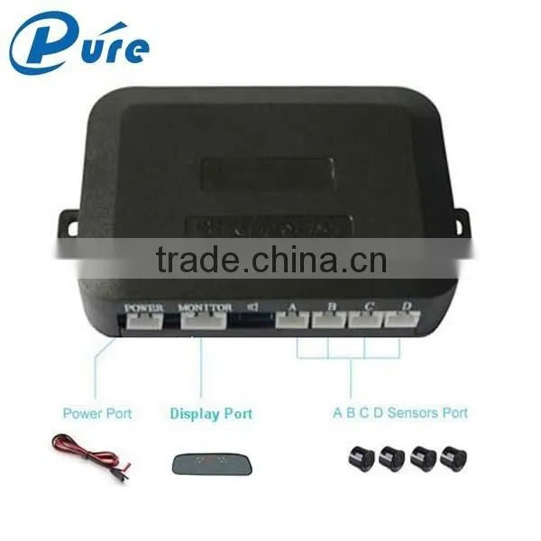 Radar Detection Parking System Beeper Alarm Reverse Sensor LED Display Radar System with 4 Sensors