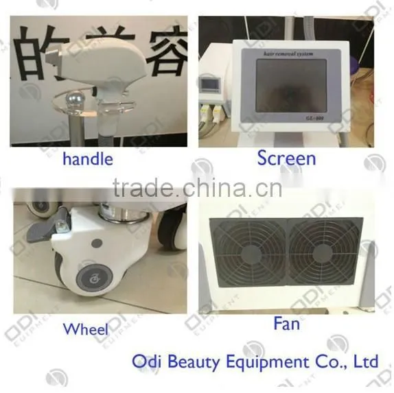 (CE)2013 best laser hair removal machine with 808nm wavelength (OD-LS808)